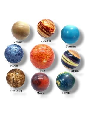 Solar System Planet Balls Anti-Stress balls set of 10
